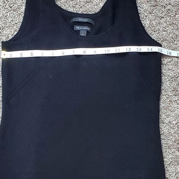 Tahari Black 100% 2 Ply Cashmere Tank Top - Picture 4 of 6
